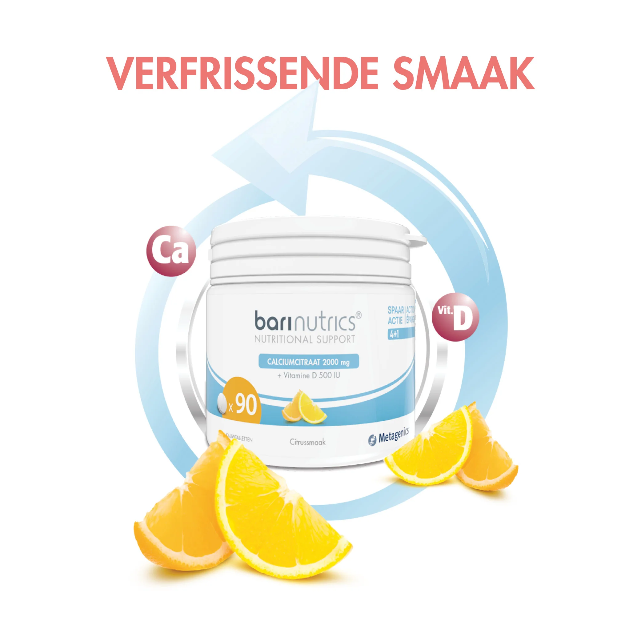 BariNutrics Calciumcitraat 90 Kauwtabletten - Image 5