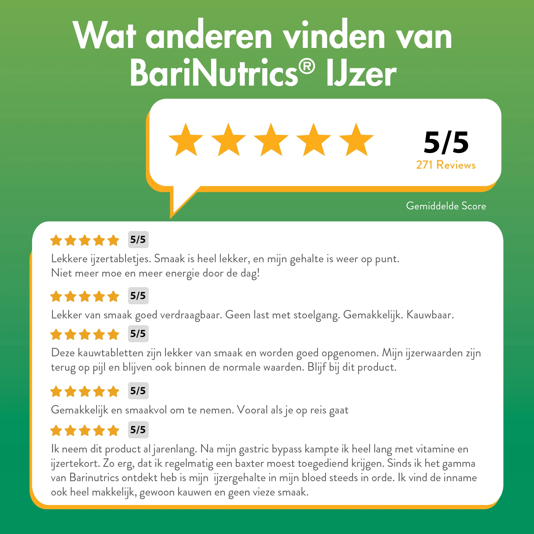 BariNutrics ijzer 90 Kauwtabletten - Image 5
