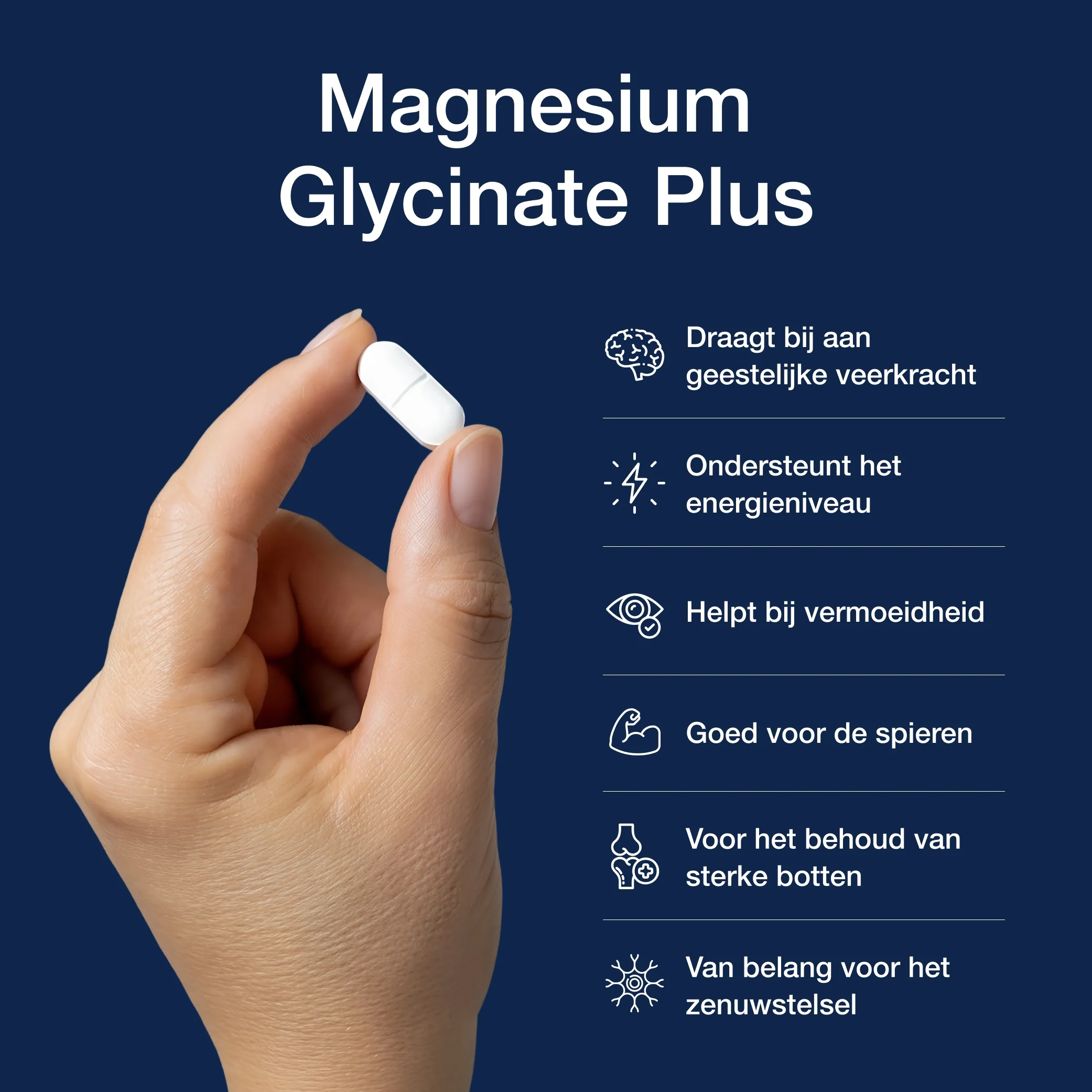 Magnesium Glycinate Plus 90 Tabletten - Image 3