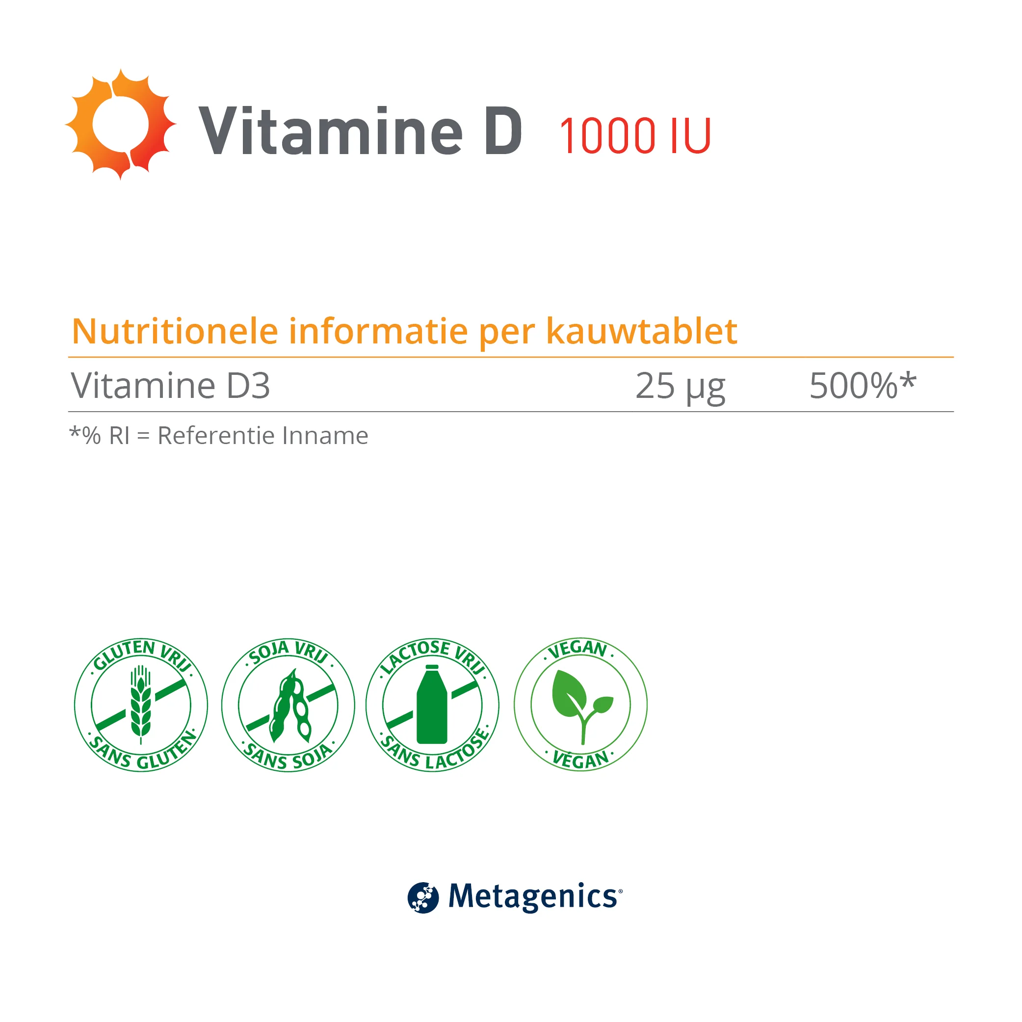 Vitamine D 1000 IU Kauwtabletten - Image 4